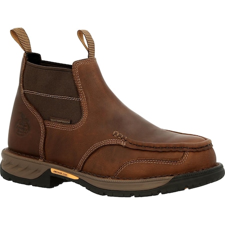 Size 9.5 Steel Steel Toe Boots, Brown